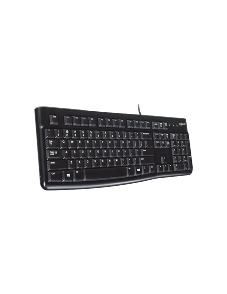 Tastatură Logitech K120, Cu fir, Negru