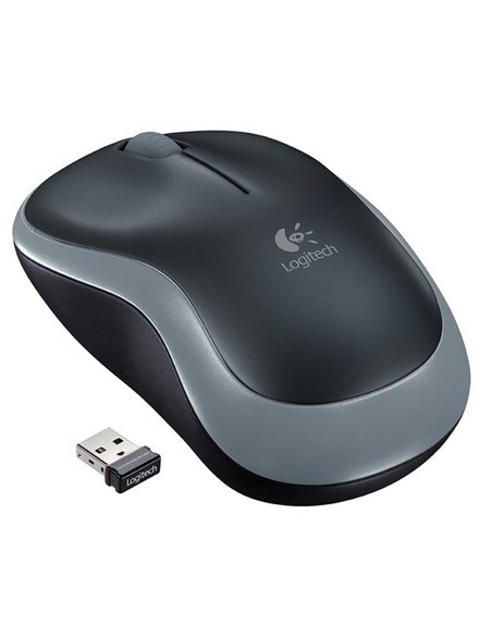 Беcпроводная мышь Logitech M185, Серый