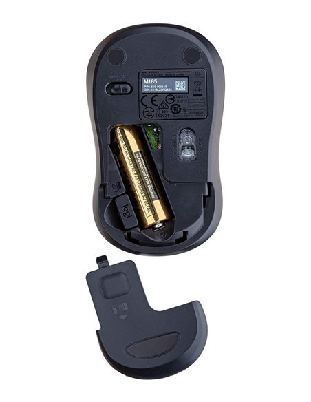 Mouse Wireless Logitech M185, Gri