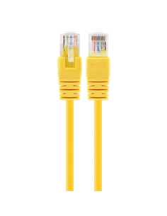 Патч-корд Cablexpert PP12-0.5M/Y, CAT5e UTP, 0,5м, Жёлтый