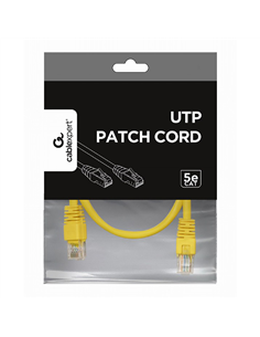 Патч-корд Cablexpert PP12-0.5M/Y, CAT5e UTP, 0,5м, Жёлтый 2