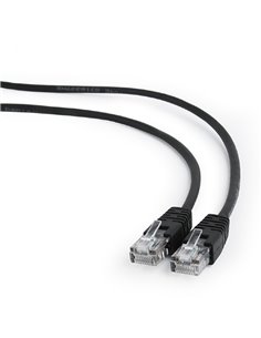 Patch cord Cablexpert PP12-3M/BK, CAT5e UTP, 3m, Negru 2