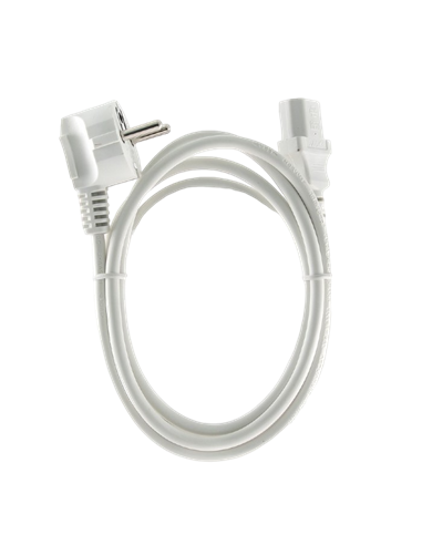 Cablu de alimentare Cablexpert PC-186W-VDE, 1.8 m, Alb