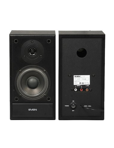 Компьютерные колонки 2.0 SVEN SPS-702, Чёрный