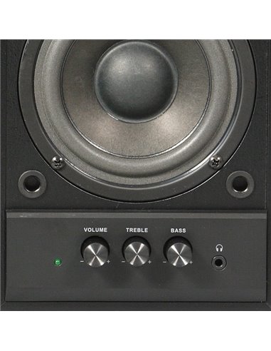 Компьютерные колонки 2.0 SVEN SPS-702, Чёрный