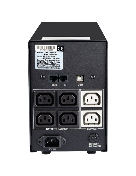Источник бесперебойного питания PCM IMD-1500AP, Линейно-интерактивный, 1500VA, Башня