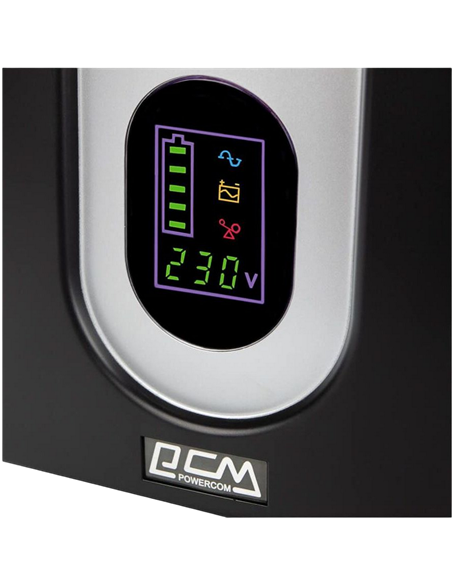 Источник бесперебойного питания PCM IMD-2000AP, Линейно-интерактивный, 2000VA, Башня