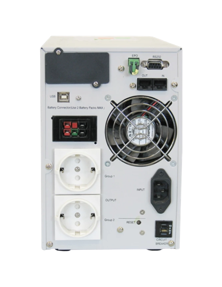 Sursă de alimentare neîntreruptibilă PCM VGD-1500, Online, 1500VA, Montare pe rafturi