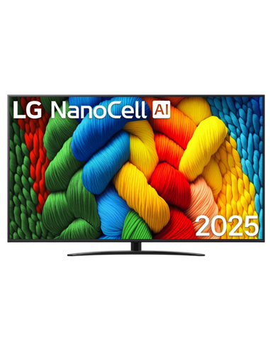 75" Nanocell SMART TV LG 75NANO81A6A, 3840x2160 4K UHD, webOS, Negru