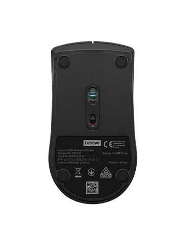 Беcпроводная мышь Lenovo 150, Чёрный