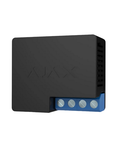 Умное силовое реле Ajax WallSwitch, Чёрный