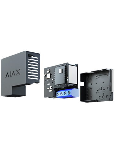 Умное силовое реле Ajax WallSwitch, Чёрный