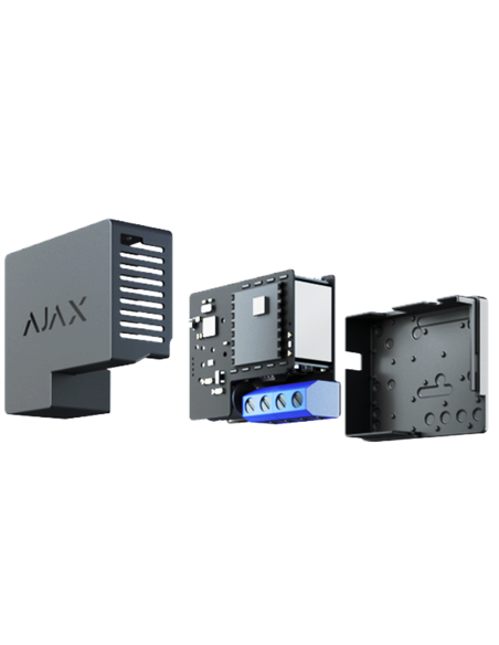 Умное силовое реле Ajax WallSwitch, Чёрный