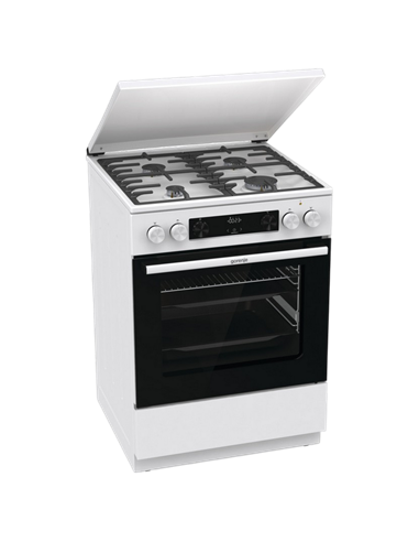 Комбинированная плита Gorenje GKS6C71WF, Белый