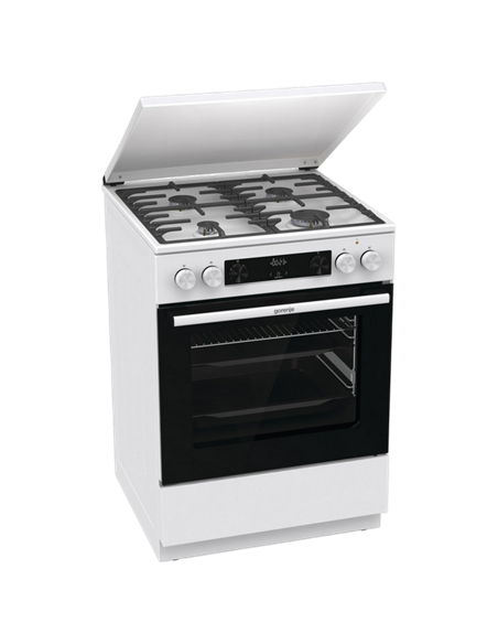 Комбинированная плита Gorenje GKS6C71WF, Белый