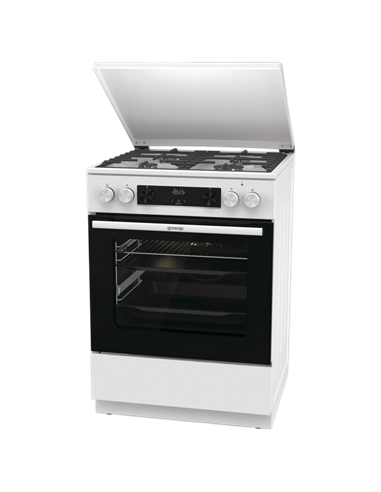 Комбинированная плита Gorenje GKS6C71WF, Белый