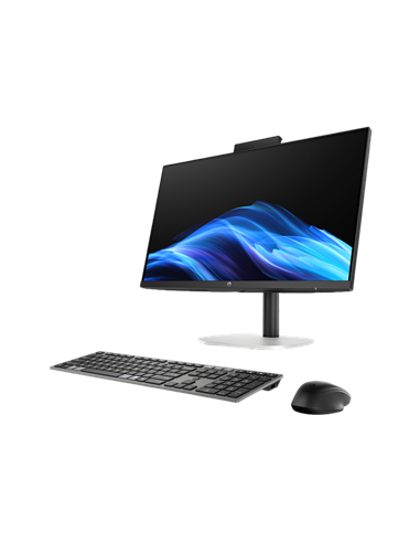 Computer All-in-One HP ProStudio 4 G1i , 23,8", Intel Core Ultra 5 235T, 16GB/512GB, FreeDOS, Negru | Argintiu