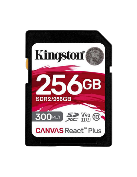 Card de Memorie Kingston Canvas React Plus, 256GB (SDR2/256GB)