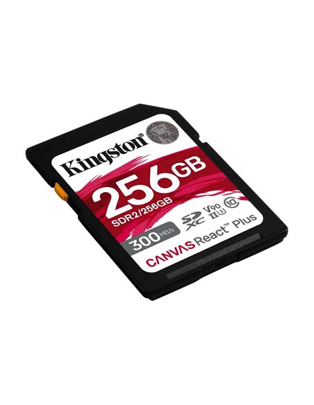 Карта памяти Kingston Canvas React Plus, 256Гб (SDR2/256GB)