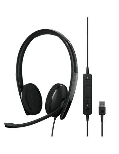 Наушники EPOS ADAPT 160 USB II, Чёрный