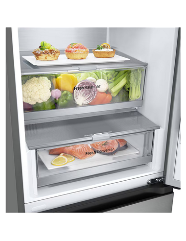Frigider LG GBV7280BPY, Oțel inoxidabil