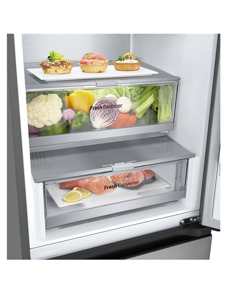 Frigider LG GBV7280BPY, Oțel inoxidabil