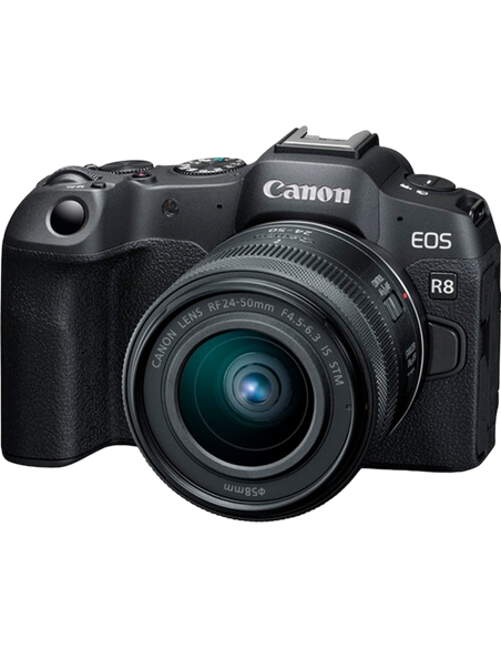 Aparat Foto Mirrorless Canon EOS R8 & RF 24-50mm f/4.5-6.3 IS STM KIT