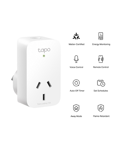 Priză inteligentă TP-LINK Tapo P110M, Alb