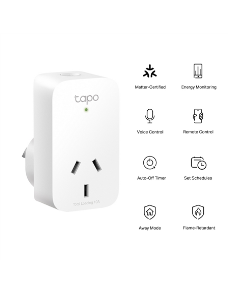 Priză inteligentă TP-LINK Tapo P110M, Alb