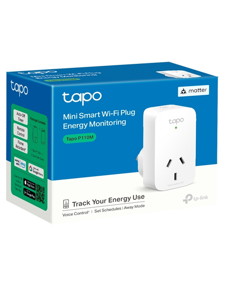 Priză inteligentă TP-LINK Tapo P110M, Alb