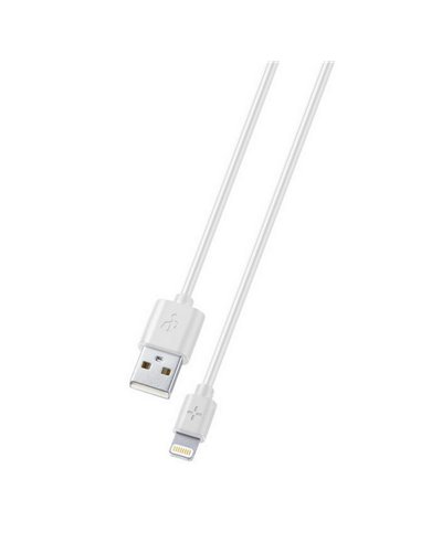 Cablu încărcare și sincronizare Cellularline MFI, USB Type-A/Lightning, 1m, Alb