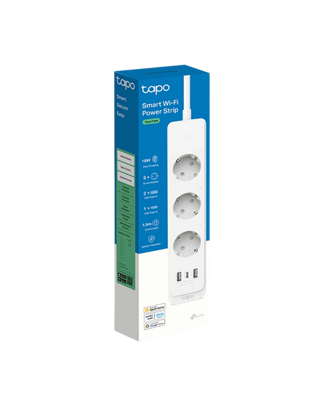 Priză inteligentă TP-LINK Tapo P300, Alb