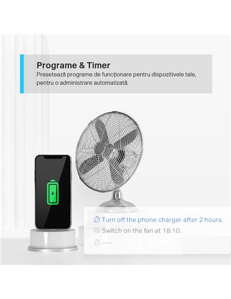 Priză inteligentă TP-LINK Tapo P300, Alb