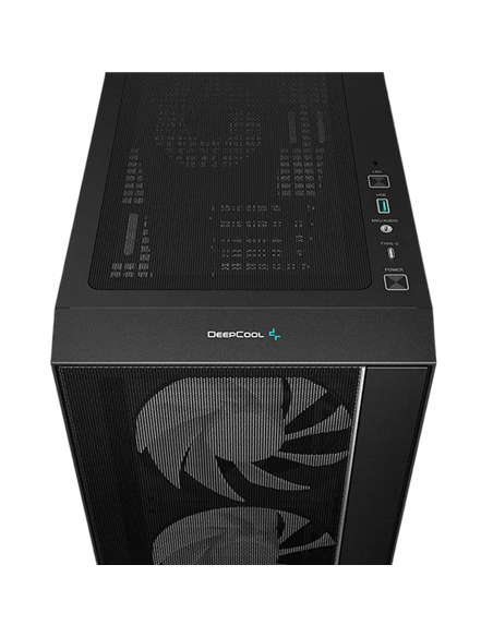 Carcasă PC Deepcool MATREXX 55 MESH V4, Midi-Tower, Fără PSU, Negru