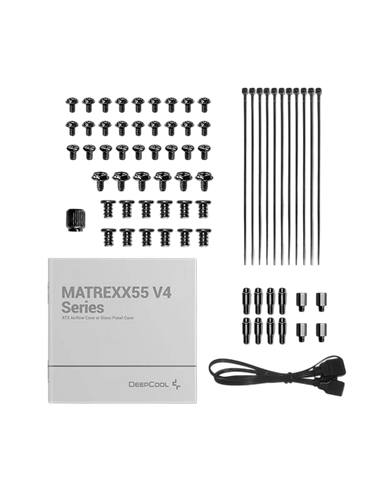 Компьютерный корпус Deepcool MATREXX 55 MESH V4, Midi-Tower, Без блока питания, Чёрный