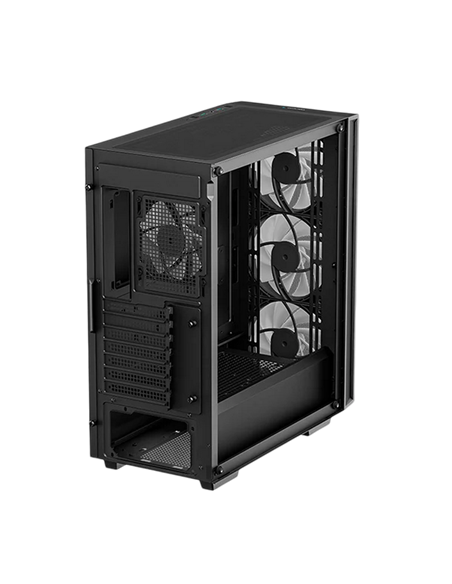 Carcasă PC Deepcool MATREXX 55 MESH V4, Midi-Tower, Fără PSU, Negru