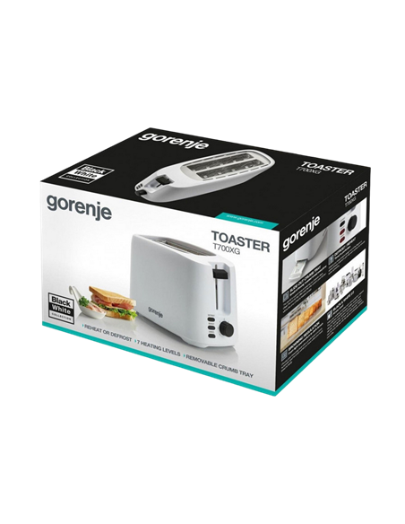 Тостер Gorenje T700XG, Белый