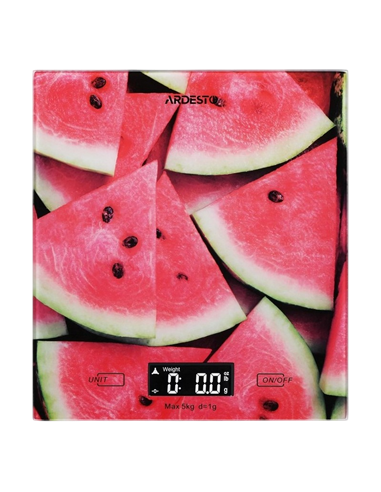 Электронные кухонные весы  Ardesto SCK-893, Watermelon