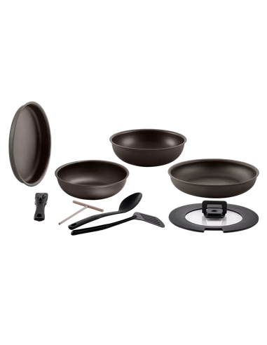 Set de vase Polaris EasyKeep-9D, Cafeniu