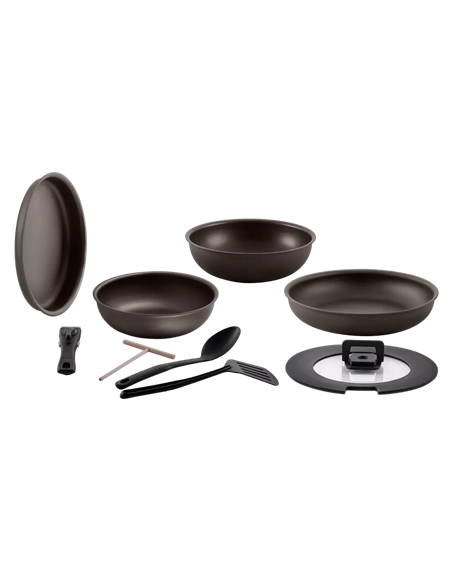 Set de vase Polaris EasyKeep-9D, Cafeniu