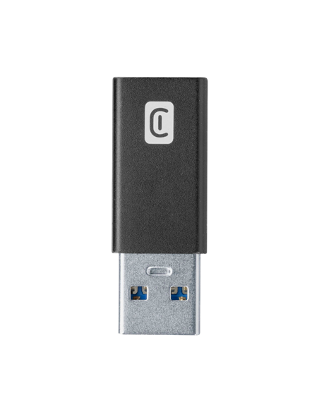 USB-адаптер Cellularline USB-C to USB, Чёрный