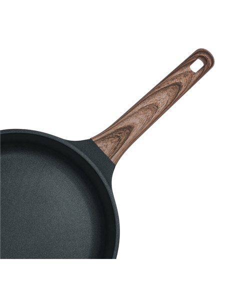 Сковорода RESTO 93909, 24см, Чёрный
