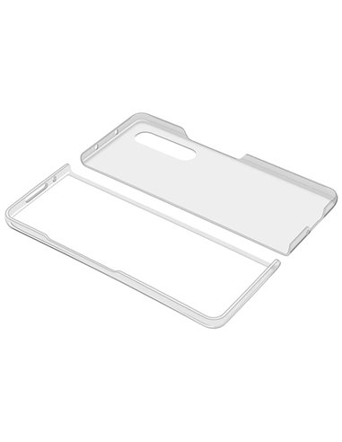 Чехол Cellularline Clear Case - Gal. Z Flip 4, Прозрачный