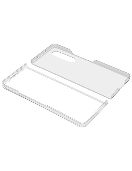 Husă Cellularline Clear Case - Gal. Z Flip 4, Transparent