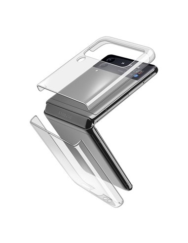 Чехол Cellularline Clear Case - Gal. Z Flip 4, Прозрачный