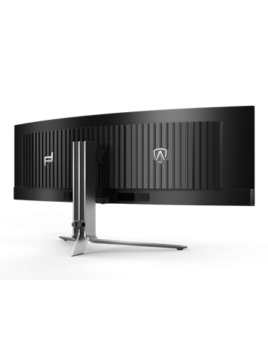 49" Игровой монитор AOC PD49, QD OLED 5120x1440 Dual QHD, Чёрный