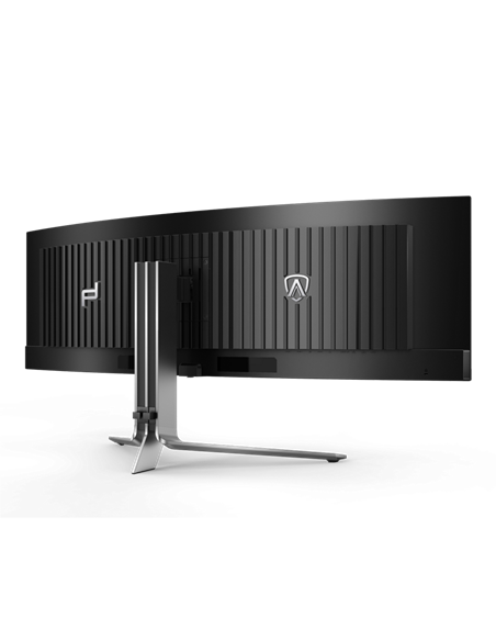 49" Игровой монитор AOC PD49, QD OLED 5120x1440 Dual QHD, Чёрный