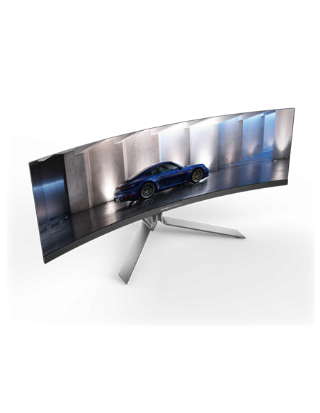 49" Игровой монитор AOC PD49, QD OLED 5120x1440 Dual QHD, Чёрный