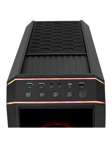 Компьютерный корпус Chieftec STALLION II, Midi-Tower, Без блока питания, Чёрный