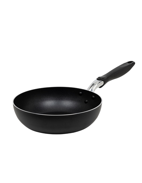 Tigaie WOK RESTO 93601, 24cm, Negru